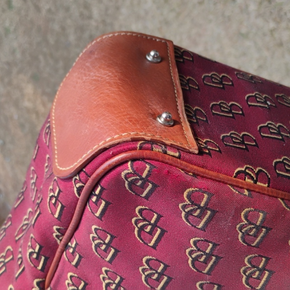Dooney & Bourke Signature Handler 3 compartment shoulder crossbody bag FREE Ship - Picture 8 of 12